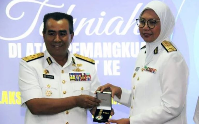 Zulinda, wanita pertama berpangkat Laksama Pertama Maritim di negara ini