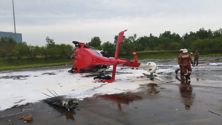 Kemalangan helikopter di Subang: Bomba, BSKU jalankan siasatan