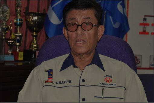 Bekas MP Kalabakan, Ghapur Salleh meninggal dunia