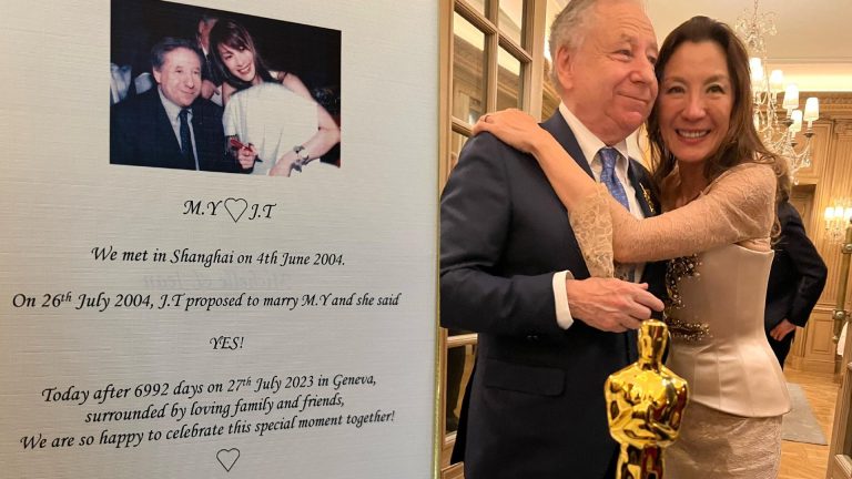Michelle Yeoh, Jean Todt akhirnya bergelar pasangan suami & isteri