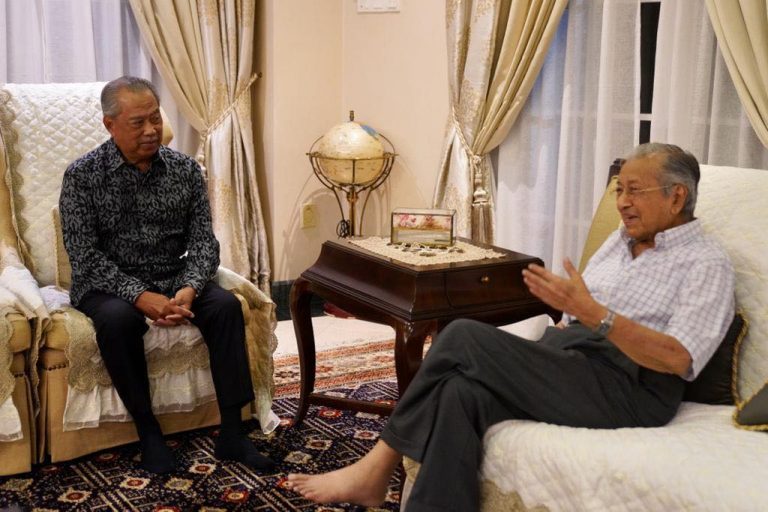 Pertemuan Muhyiddin-Mahathir demi perkukuh perpaduan Melayu, tingkat sokongan PN