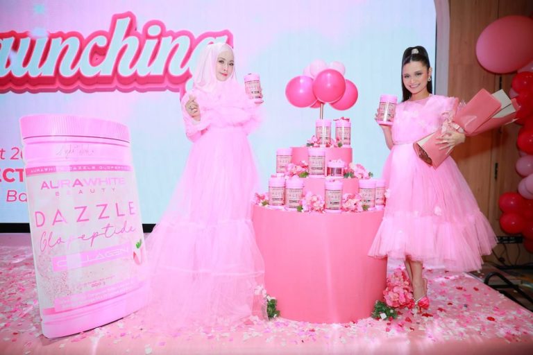 Aurawhite lancar Aurawhite Dazzle Glopeptide, kekalkan Ayda Jebat sebagai duta. Turut tawar hadiah pakej percutian ke Korea
