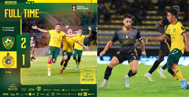 Piala Malaysia: Kedah menang tetapi tetap tersingkir di tangan Perak