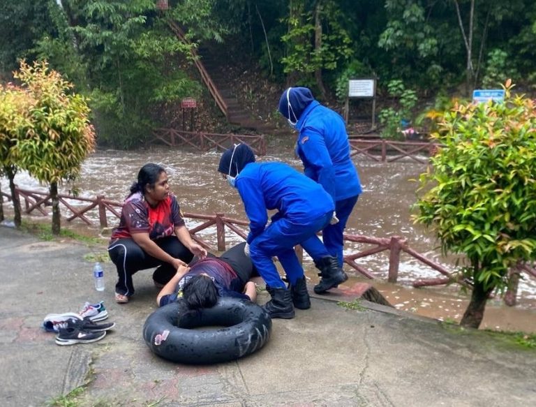 Wanita selamat selepas terperangkap kejadian kepala air di Lata Bayu, Baling