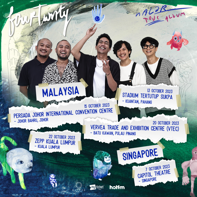 Fourtwnty – Nalar 2023 The Album Tour di 4 negeri, sebuah rencana yang luar biasa