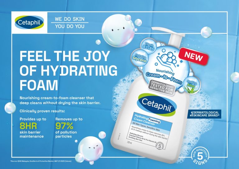 Lindungi kulit wajah dengan Cetaphil Hydrating Foaming Cream Cleanser, rumusan aloe vera bantu selesai masalah