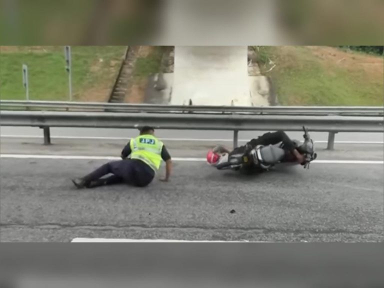 Penunggang motosikal rempuh anggota JPJ ada 8 rekod dadah, jenayah