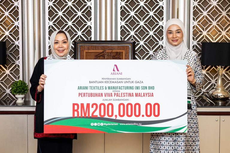 Jakel dan Ariani sumbang RM3.5 juta. Bantu ringankan beban rakyat Gaza
