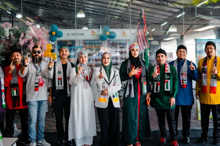 Ifa Raziah himpunkan selebriti & pengunjung di Himpunan Kemanusian Palestine – “Kami di sini turut bersedih”