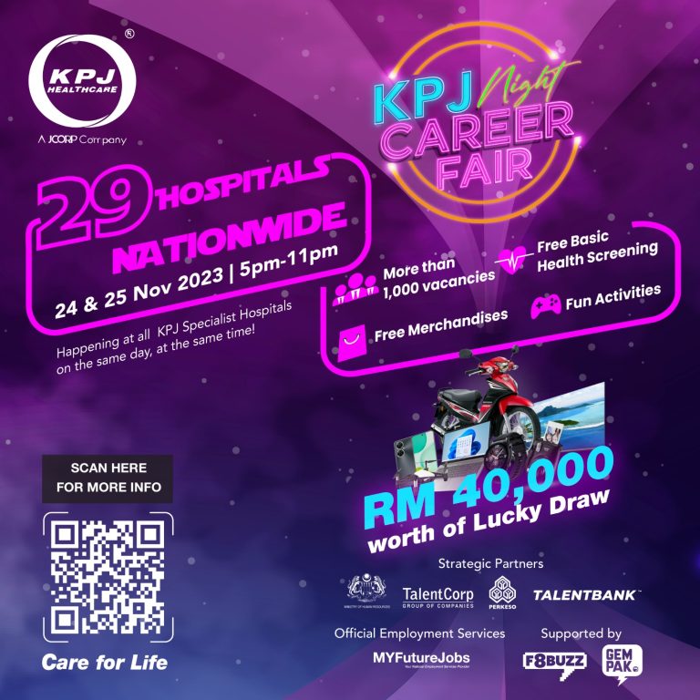 KPJ Healthcare buka lebih 1,000 peluang pekerjaan menerusi Karnival Kerjaya Malam