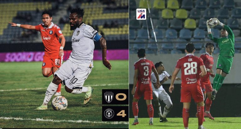 Sang Penyu menangis di laman sendiri, dibelasah 0-4 oleh Sabah FC