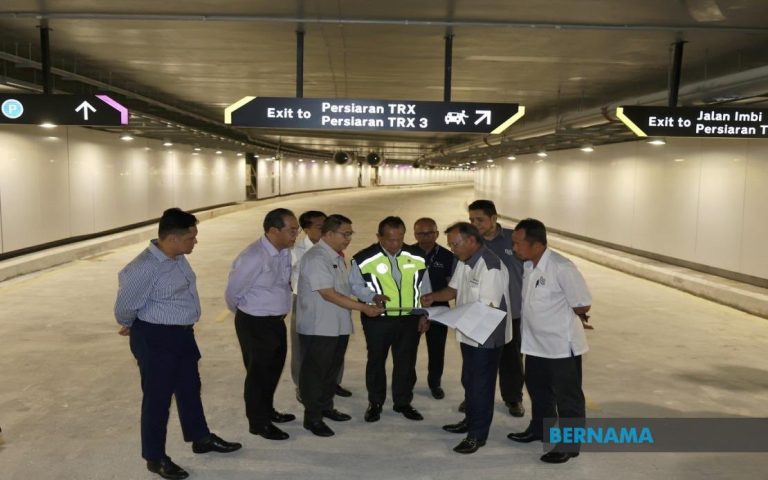 Terowong TRX dibuka Rabu depan, kurangkan trafik ke bandar 30 peratus