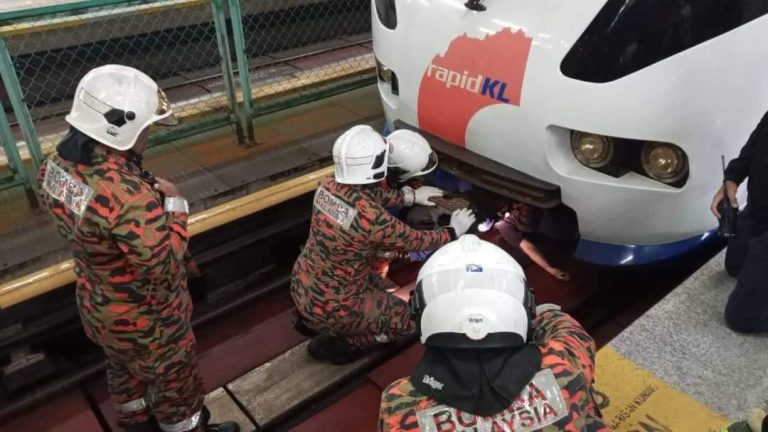 Lelaki terjatuh landasan LRT maut
