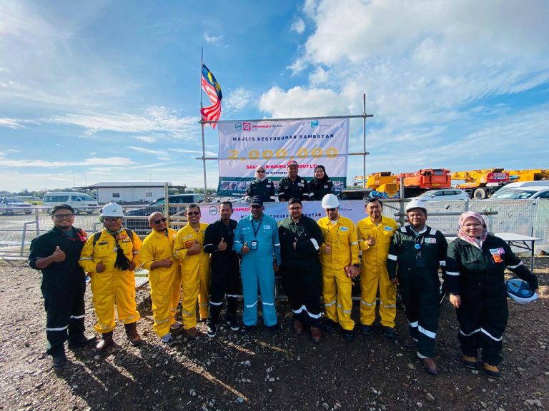 Shapadu CR Asia catat rekod dua juta jam tanpa kemalangan