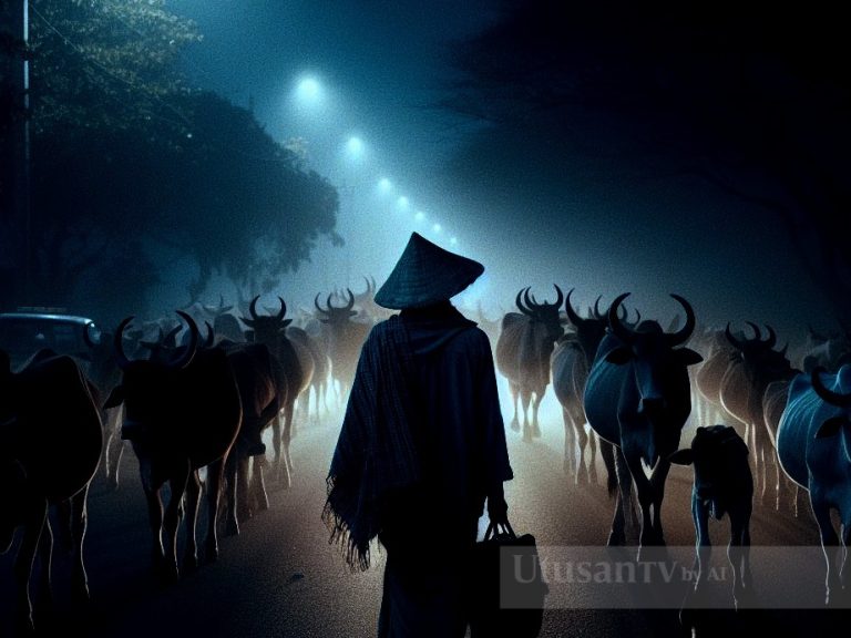 Misteri lembu, kerbau dan gembalanya di jalan Jerangau-Jabor. Siapa sebenarnya ‘mereka’?