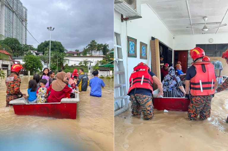 Bomba selamatkan 38 murid, 6 guru Tabika terperangkap banjir kilat