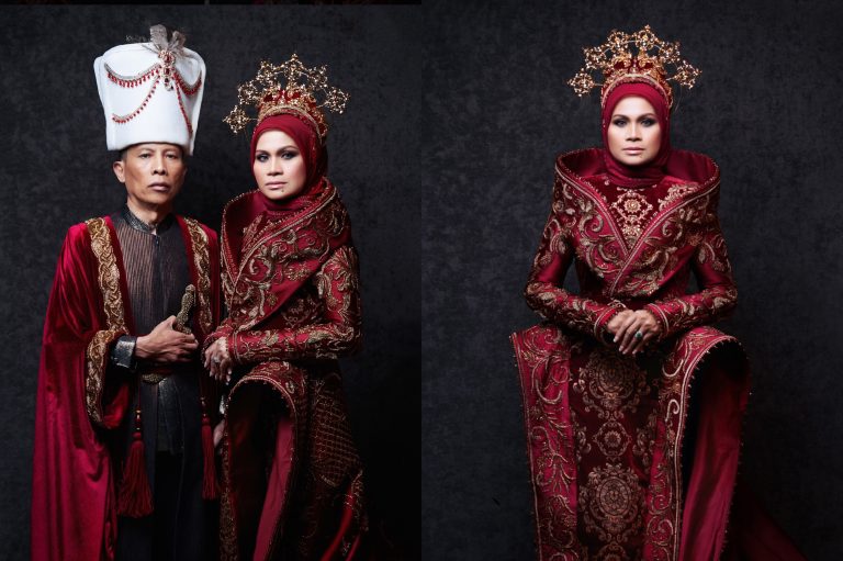 Rekaan bertatah kristal Swarovksi bernilai RM 250,000 dengan 83,900 butir Swarovski saluti Haliza Masyuri, rai sambutan ke-25 Bawal Exclusive