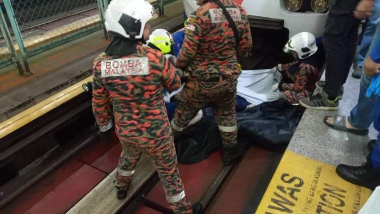 Lelaki maut digilis LRT lompat terjun ke landasan sendiri