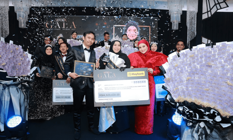 Wawa berhabis setengah juta hargai stokis dan ejen. Siap ‘payung’ 33 orang tunai umrah tanda syukur raih untung RM32 juta