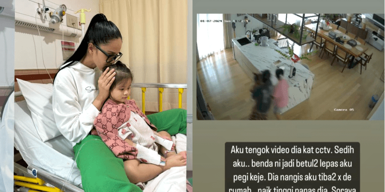 Ain Edruce cemas anak diserang sawan akibat demam panas
