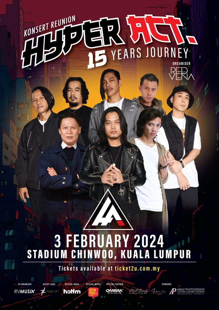 Konsert Reunion Hyper Act 15 Years Journey tukar lokasi