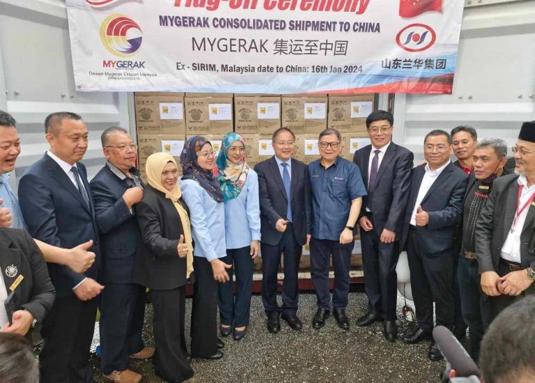 Sirim, Mygerak dan Kugerak Malaysia bantu usahawan PKS tembus pasaran luar negara, lancar Flag-Off kontena pertama ke China