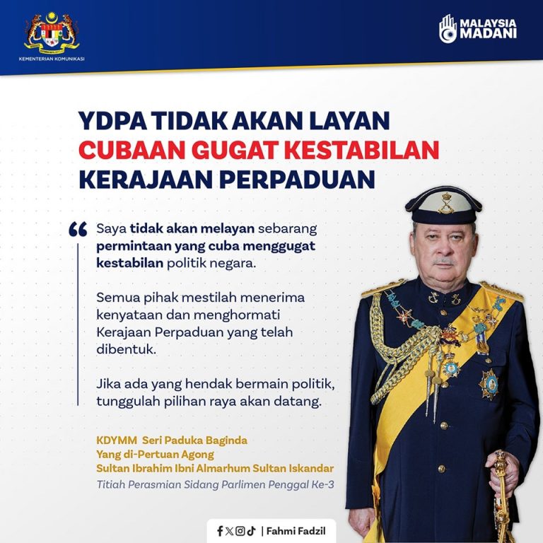 Hayati titah Agong sempena pembukaan Parlimen hari ini – Fahmi