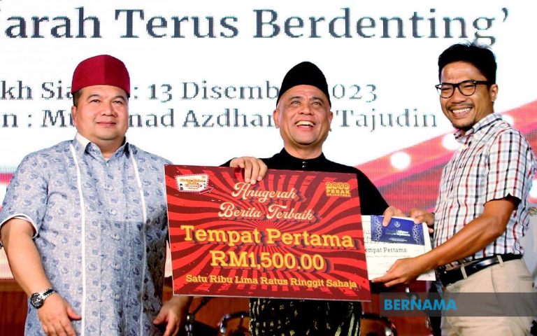 Bernama raih empat Anugerah Media Perak 2023