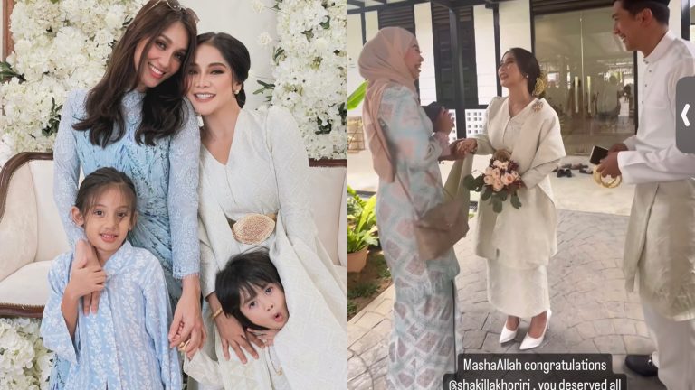 Tahniah! Shakilla Khoriri kembali bergelar isteri, rakan artis kongsi foto hari bahagia