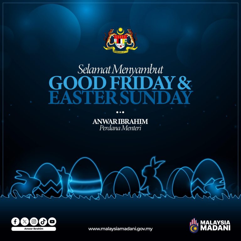 PM ucap selamat raikan Good Friday dan Easter Sunday kepada penganut Kristian