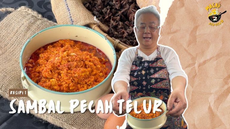 Episod 1(2024) : Ni Diaaa… Menu Ekspres Sambal Pecah Telur Oleh Chef Ismail. Nampak Simple Tapi Sedap!
