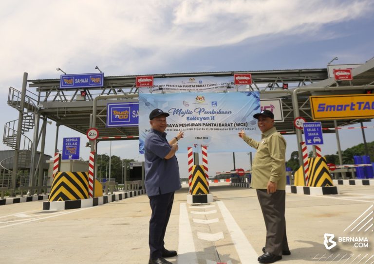 Pembukaan Seksyen 11 WCE: Tol percuma selama dua bulan
