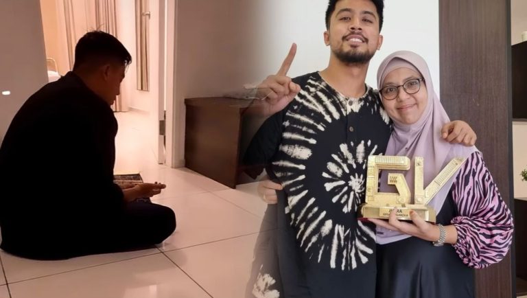 Ibu kongsi video selesai solat berjemaah, Aliff Aziz ketuai bacaan doa – “Setiap kesulitan pasti ada kemudahan”