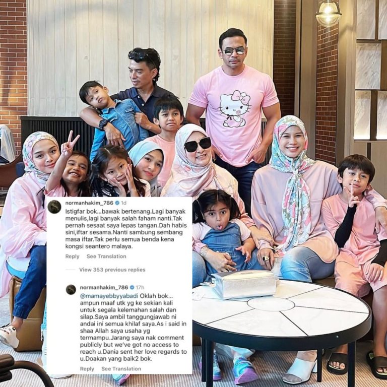 Norman Hakim mohon maaf pada Abby Abadi, ambil tanggungjawab semua khilaf