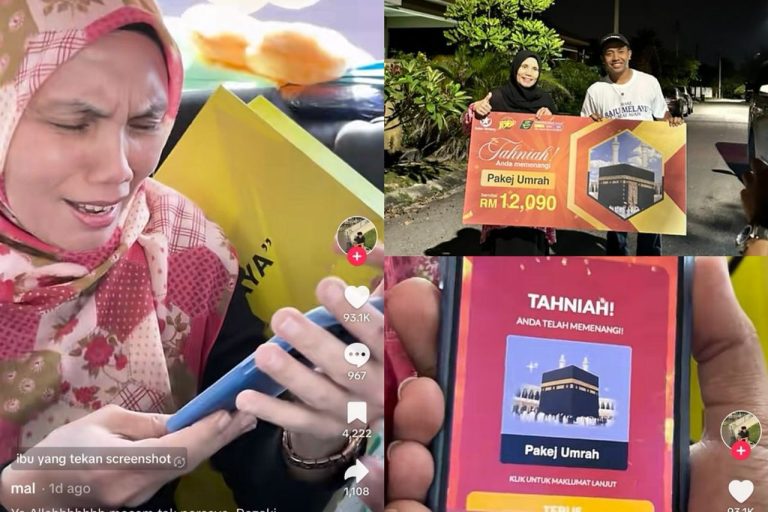 “Alhamdulillah, Allah kabulkan,” – Ibu tunggal sebak menang pakej Ibadah Umrah, tak sangka percubaan ketiga buahkan hasil