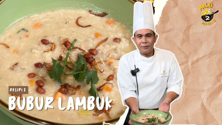 Episod 8 (2024) Masak Bubur Lambuk Sedap & Wangi. Petua Chef Shahrul, Tumis Rempah Hingga Garing