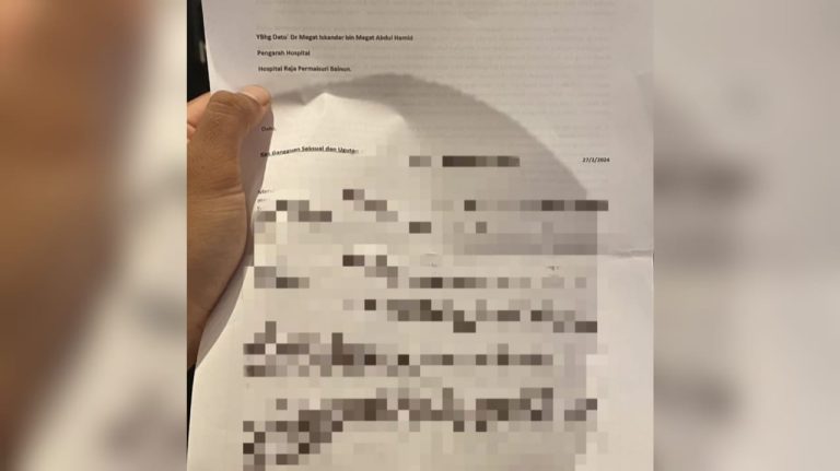 Doktor HRPB tampil buat laporan polis berhubung surat layang gangguan seksual