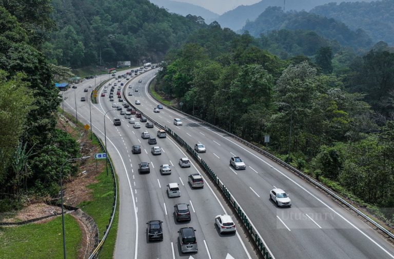 3.27 juta kenderaan dijangka guna lebuh raya sempena Tahun Baharu Cina