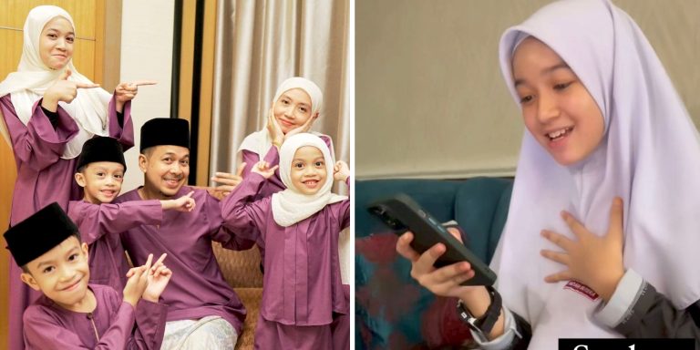 Anak Fedtri Yahya catat keputusan cemerlang 8A UPKK – “Sebak menangis mama, daddy”