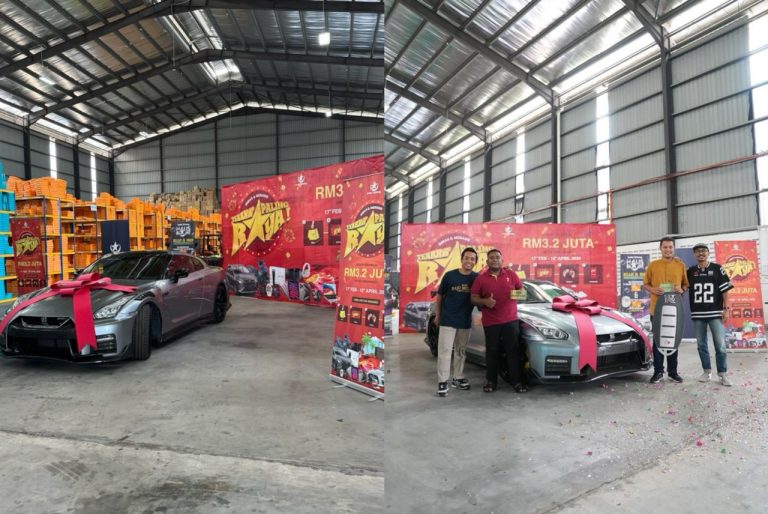 Hasil gabungan ‘Golden Ticket’ Terrrrpaling Raya Bulan Bintang, dua lelaki ini menang Nissan GTR R35