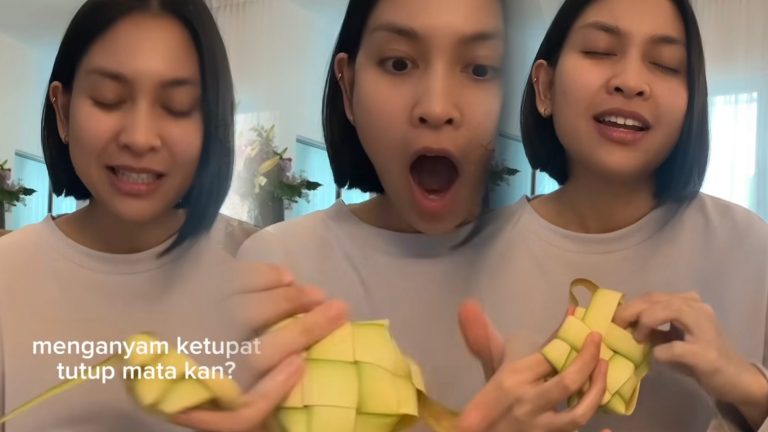 Sissy Imann calon menantu pilihan, boleh anyam ketupat sambil tutup mata