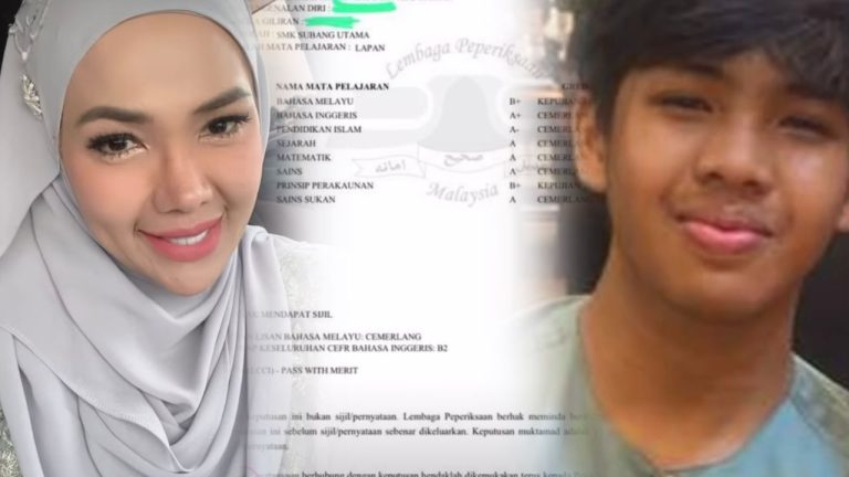 Zarina Zainuddin syukur anak dapat keputusan SPM 6A – “Ibu tak pandai biarlah anak pandai”