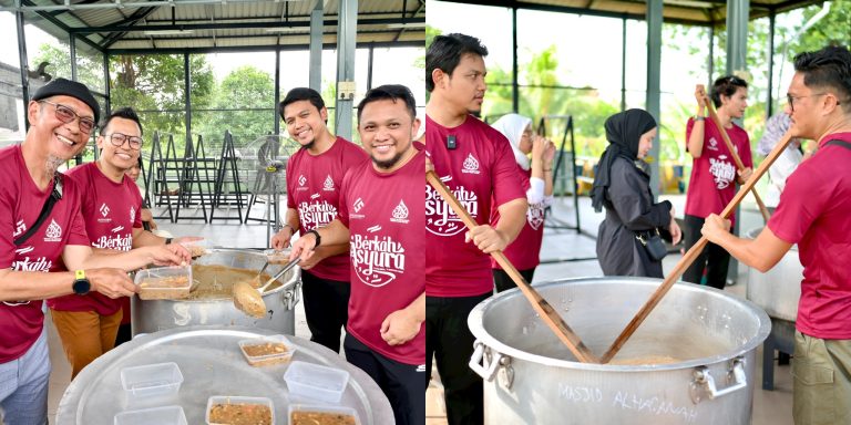 Ambil keberkatan awal Muharam & sambutan ulang tahun ke-15 Siti Khadijah anjur program agihan 500 pek bubur asyura, selebriti turut turun padang!