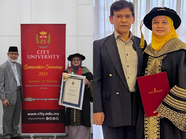 Nenek 11 cucu dan ‘cancer survivor’ antara 123 graduan terima PhD City University Malaysia