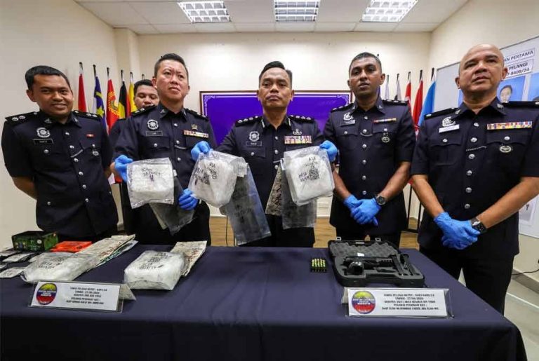 Dua beranak antara lima ditahan disyaki terlibat sindiket dadah