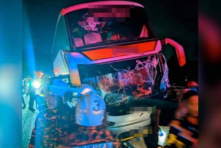 34 cedera bas persiaran dua tingkat terbabas