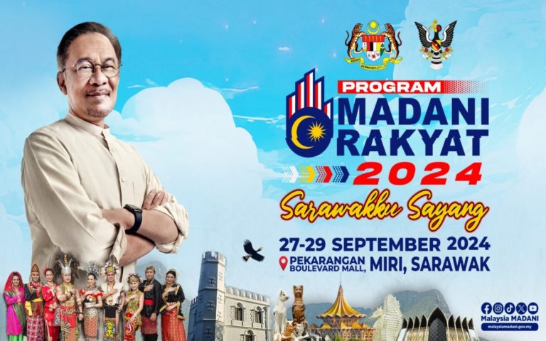 Program MADANI Rakyat 2024 Sarawakku Sayang bermula 27 hingga 29 September