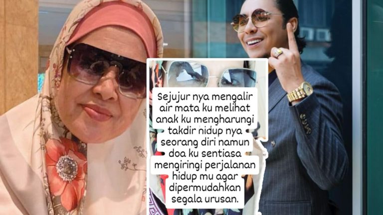 Mengalir air mata seorang ibu, Patimah sedih lihat ujian hidup Syamsul Yusof