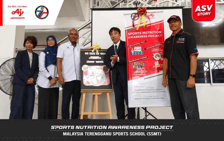 Ajinomoto (Malaysia) Berhad perluas Sports Nutrition Awareness Project ke Sekolah Sukan Malaysia Terengganu