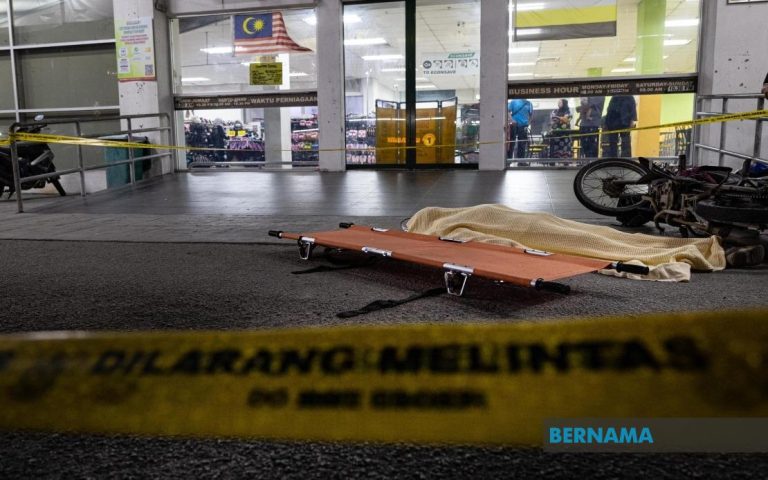 Warga emas ditemukan maut depan pasar raya di Ipoh disyaki dibunuh